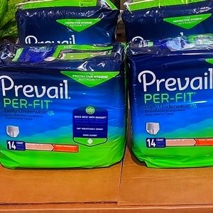 Prevail PER-FIT Daily Underwear 14 Count Extra Large Opened one *right product.